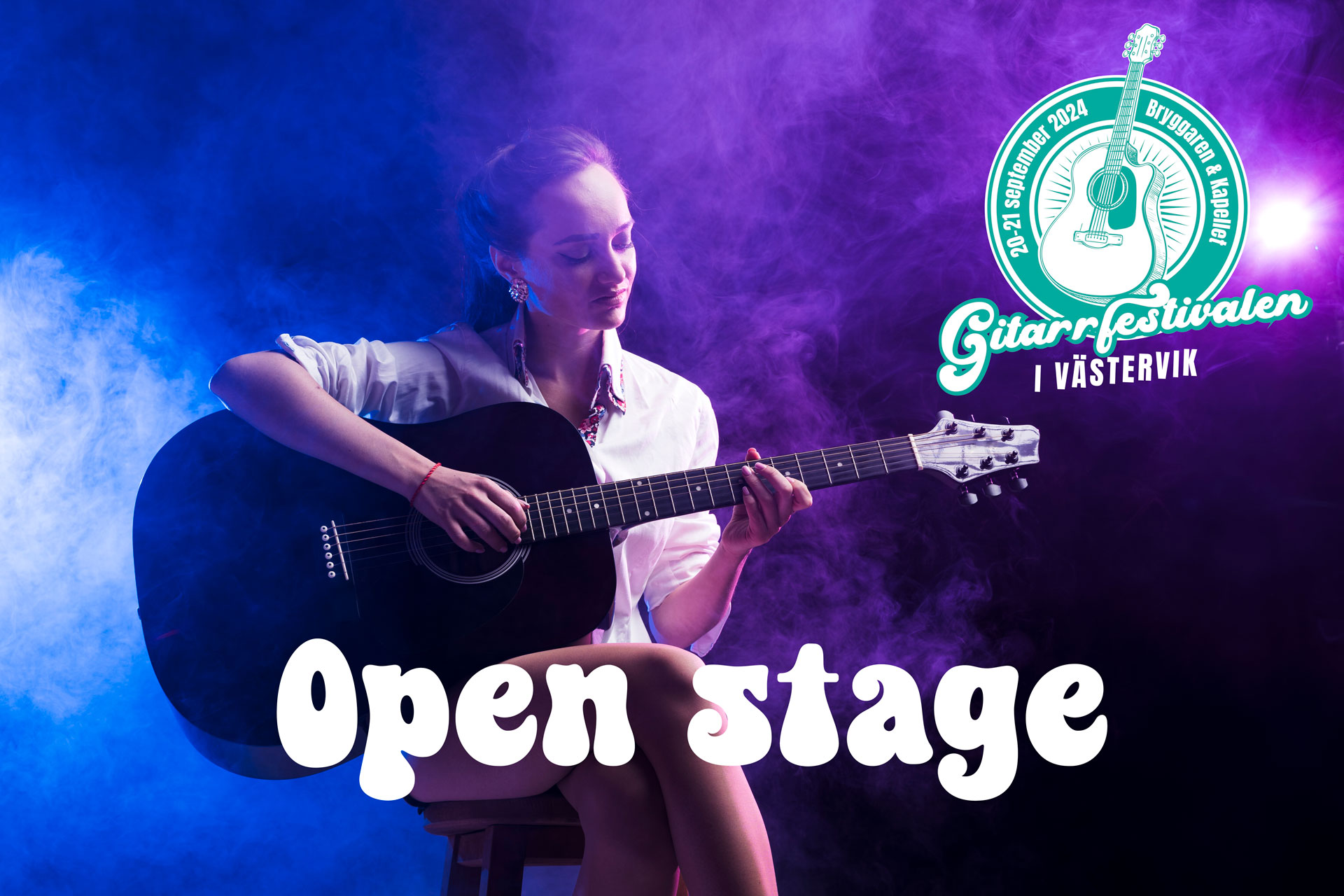 Open stage Gitarrfestivalen